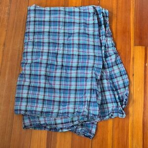 Cotton shirting plaid fabric 3 meters NWOT